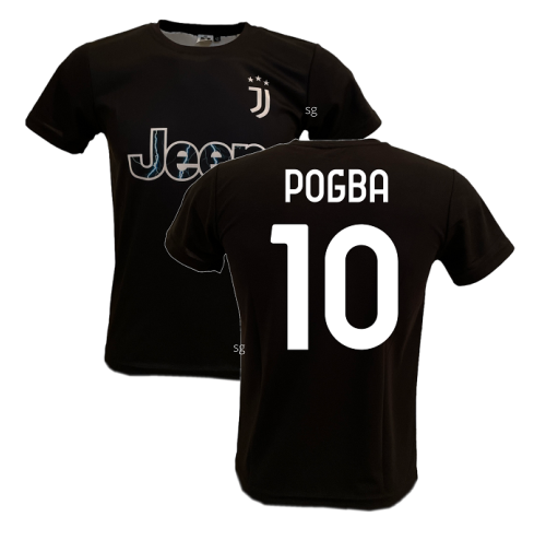 Maglia Juventus Pogba 10 ufficiale replica 2022/2023 trasferta Away nera 